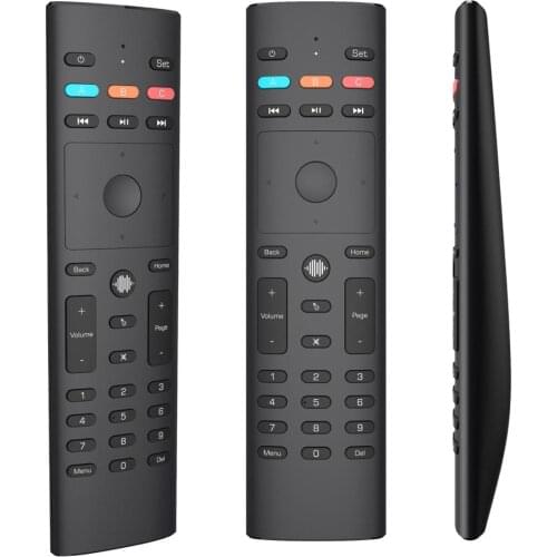 New G40 Air Mouse Google Voice Microphone Gyroscope 2.4G Wireless 33 Keys IR Learning G40 Remote Control for Android Tv Box