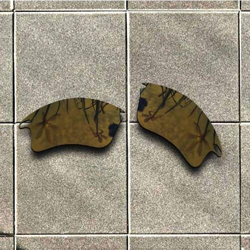 Bronze Gold Polarized Sunglasses Replacement Lens for-Oakley Fast Jacket XL Frame 100% UV Protection Good Fitness