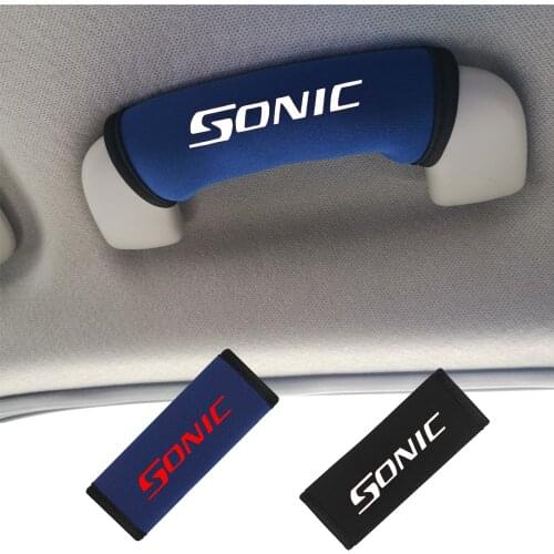 Stylish auto interior roof handrail protector cover for Chevrolet Sonic