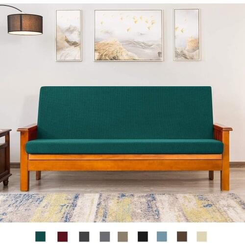 Stretch Futon Cover Full Size Sofa Bed Covers Dust-Proof Furniture Protector
