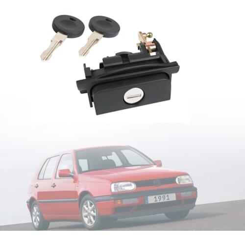 Rear Tailgate Trunk Boot Handle Lock 2 Keys For VW Golf Mk3 III 1991-1997 & Polo Classic 1994-1997 OE# 1H6827571E