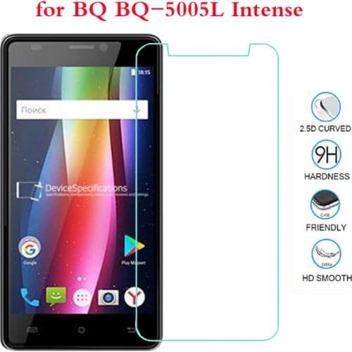 Tempered Glass for BQ BQ-5005L Intense 5005L 9H Explosion-proof Protective Film Screen Protector cover phone For BQ 5005L