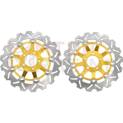 1 Pair Front Brake Disc For Kawasaki ZZR400 ZX400 K1-K3/N1-N7 (1990-1999) GPZ1100 E1/E2/F1 (1995 1996 1997 1998) Front Rotors