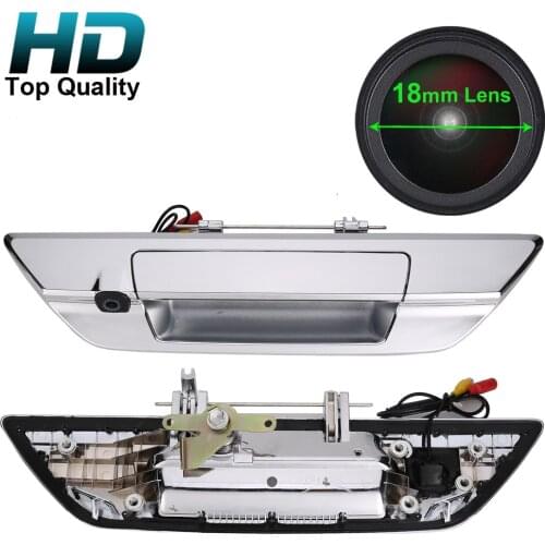18mm HD Lens waterproof HD CCD Car trunk handle parking rear view Camera for TOYOTA Hilux Revo Rocco/ Invincible 50 2015-2019