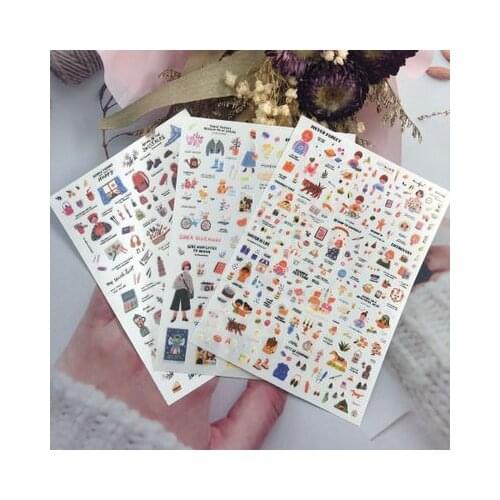 2020 New Style Hot Selling Japanese Edition Lovely Girls Nail Stickers Light Traceless Nail Decals Factory Sale Price Girl Gifts