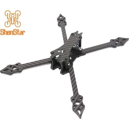 ShenStar 5inch 220mm Carbon Fiber Frame Kit with 5mm Thickness Arm 4 Axle Frame for RC FPV Racing Quadcopter Drone Accessories