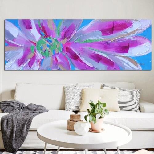 Print Abstract Flower Landscape Oil Painting on Canvas Poster Painting & Calligraphy Modern Wall Picture For Living Room Decor