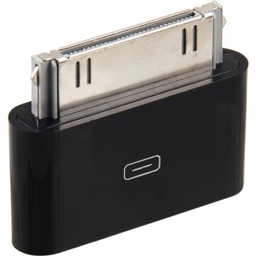 1Pc For iPhone 4 4S Micro USB Female To 30 Pin Male Data Charge Converter Adapter Dock Adapter Micro USB to Male 30pin Converter