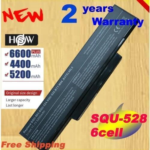 HSW Laptop Battery For LG/Asus ED500 M740BAT-6 M660BAT-6 M660NBAT-6 SQU-524 SQU-528 SQU-529 SQU-718 BTY-M66 BTY-M6 Fast shipping