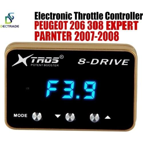 Car Electronic Throttle Controller Racing Accelerator Potent Booster For Peugeot 206 308 Expert Parnter 2007-2008 Tuning Parts