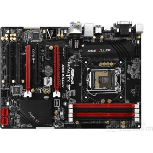 Used original motherboard for ASRock B85 Killer LGA 1150 DDR3 USB3.0 SATA3 B85 Desktop motherborad Free shipping