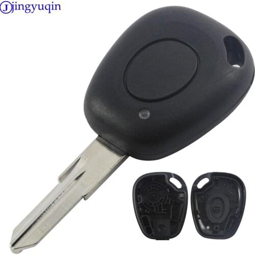 Jingyuqin 1 Button Car Key Shell Fit For Renault Kangoo Trafic Laguna Megane Scenic 1 2 3 Espace Clio Scenic BN IR Remote Case