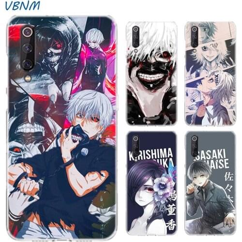 Tokyo Ghoul Ken Kaneki Accessories Silicone Phone Case For Xiaomi Note 10 9 8 lite A3 5X 6X CC9 CC9E 9SE 8SE 9T F1 Bags Cover
