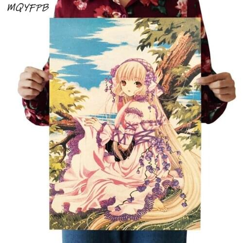 Chobits Kraft Anime Paper Poster Wall Sticker Home Decoration Painting