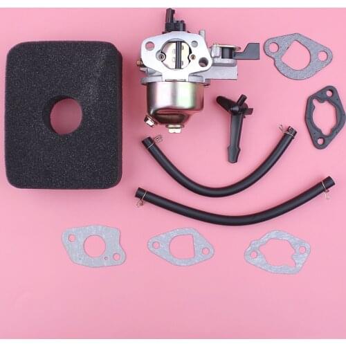 Carburetor Carb Choke Rod Fuel Hose Gasket For Honda GX160 GX200 5.5HP 6.5HP GX 160 200 Air Filter Foam Lawn Mower Engine Part