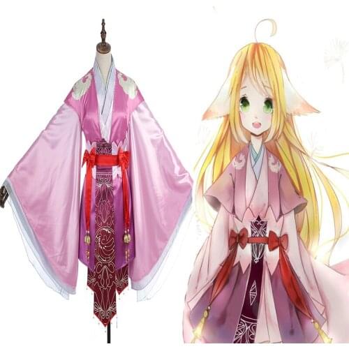 Anime Fox Cosplay Costume Fox Cospaly Costumes Halloween Women Cosplay Costume Japanese Kimono Comic Dresses For Girls Cloth