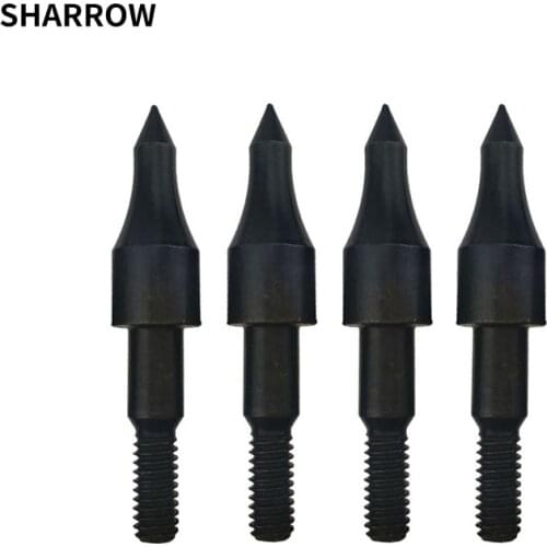 12pcs Black Archery Arrow Broadhead Practice Arrow Tips Crossbow Shooting Target Point 100Grain Arrowhead Traditional Broadhead