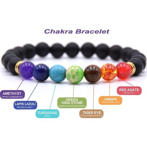 2018 Newest Fshion Natural Stone 8mm Frosted Stone Colorful Beads Bracelet For Women Men