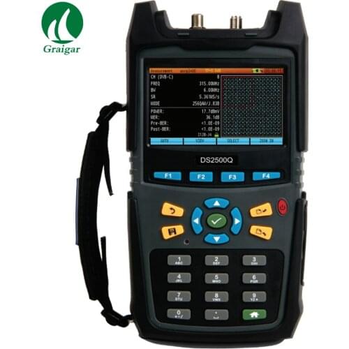 NEW DS2500Q Handheld Digital TV QAM Analyzer Handheld tool for Installation, Maintenance and Troubleshooting HFC Networks