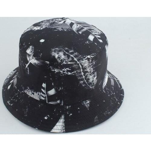 Bucket Hat Black Men Summer Sun Beach Reversible Breathable Women Holiday Outdoor Accessory For Teenagers