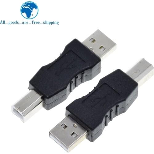 USB 2.0 Type A Female to B Male Adaptor For USB Printer Square Of the Public Transfer Joint