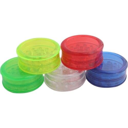 High Quality Plastic 3 Layers Herb Grinder 60MM Tobacco Accessories Spice Crushers Smoke Grinders Tobacco Crusher for Smoking