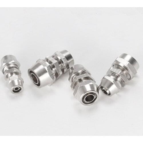 Air Pneumatic Connector Straight Through For 4/6/8/10/12mm Hose Tube Pneumatic Fast Twist Fittings