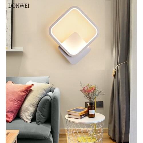 12W LED Wall Lamps Nordic Style Bedroom Wall Lights Round Square Heart Shape Indoor Bathroom Living Room Hallway Decor lighting