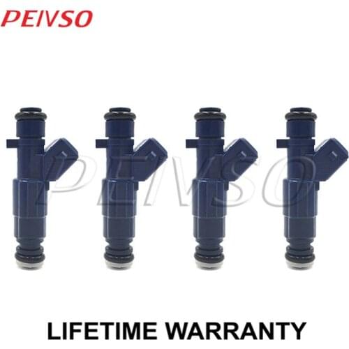 4x 0280156263 Fuel Injector for Chery Flauta Com Bico Injetor Face 1.3 16v Flex 2010 Em Diante