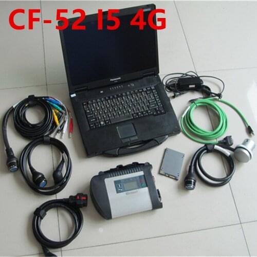 V12.2020 mb star c4 and Software SSD Car Diagnostic Tool in Military Laptop CF-52 for SD connect C4 scanner full testing system