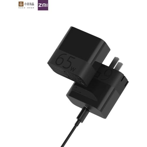Original Youpin ZMI Travel Charger 65W 30W Cute 50% Smaller Smart Output PD QC 3.0 Gift USB-C Cable For Android iOS Laptop Phone