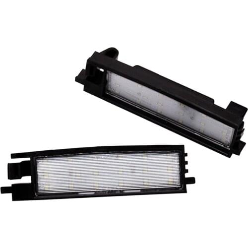 2Pcs/Set License Plate Light For Toyota Auris 2012(ACA3 ACE ALA3 GSA3 ZSA3 LED Light For Car License Number Plate Light Lamp