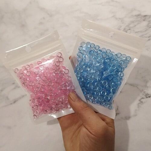 40g DIY Fluffy Slime Clay Anti Stress Toy Creative Fishbowl Beads Plastic Acrylic Vase Fish Bowl Filler Toys Crafts Party Supply