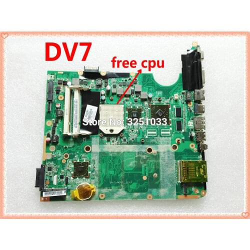 574681-001 for HP Pavilion DV7 DV7-3060CA DV7-3060US DV7-3061NR DV7-3160US DAUT1AMB6E1 / DAUT1AMB6E0 laptop motherboard 512MB