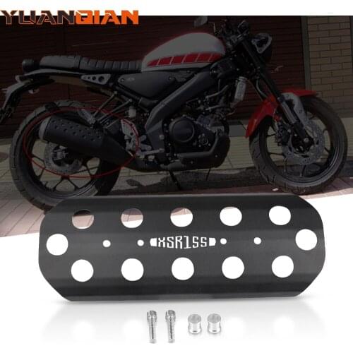 XSR155 Motorcycle Accessories Aluminum Exhaust Muffler Pipe crash Leg Protector Heat Shield Cover For YAMAHA XSR 155 2019 2020