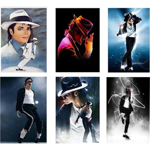5D DIY Michael Jackson Classic action Diamond Painting Full Square/Round Diamond Embroidery Sale Mosaic Picture of Rhinestones