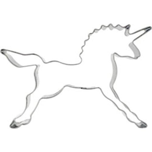 Unicorn Cookie Cutter Tools Egg Shape Vegetable Biscuit Baking Mold Stainless Steel Toy for Home Kitchen Baking Tools Supplies