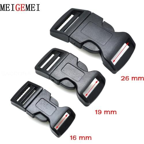 5pcs 3/8" 1/2" 5/8" 3/4" 1" Side Release Buckle Curved Plastic Hardware Dog Collar Paracord Bracelet Backpack accessories