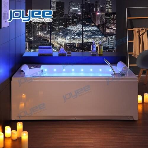 JOYEE Modern Design Bathtub 2 Persons Massage Jets Hot Tub Indoor Bathroom Home Use Tubs