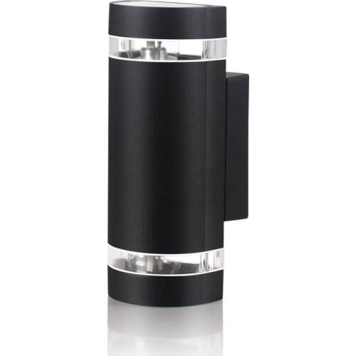 Indoor Outdoor Waterproof E27 Bulb LED Porch Light Aluminum Up and Down Double Head Wall Lights for Yard Corridor Balcony Garden