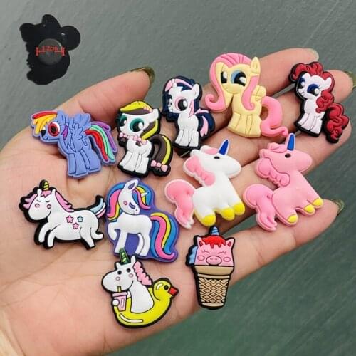 1 PCS Unicorn Horse Fridge Magnet Cute Decorate Home Kitchen Cartoon PVC Colorful Sticker Refrigerator Magnets Office Supplies