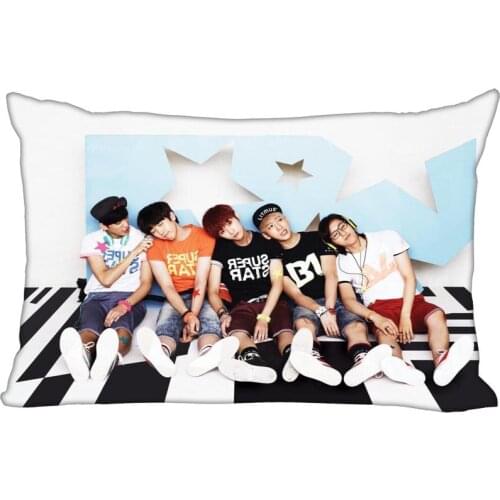 New Arrival Korea Pop B1A4 Pillowcase Home Office Decorative Zipper Pillowcases Satin Custom your image more size