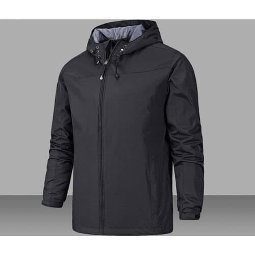 New design custom outdoor jacket thin section spring and autumn single layer large size jacket jacket tide windproof waterproof