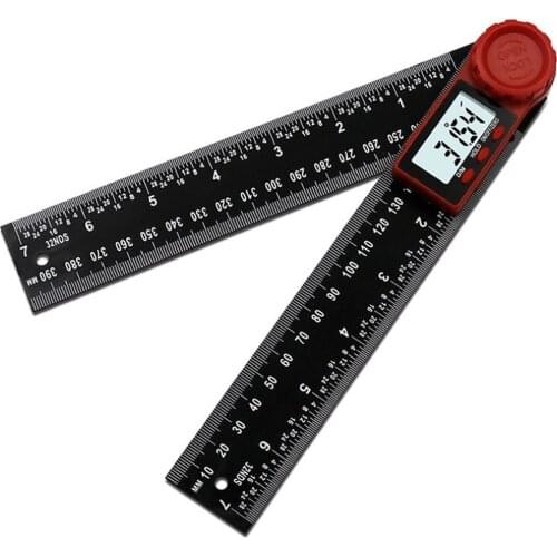 NEW 200/300Mm Digital Display Angle Vernier Caliper Mm / In Double Scale Line Both Measure The Angle And Length