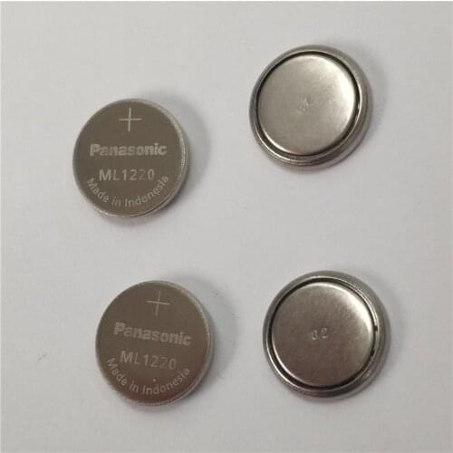 8pcs/lot New Original Battery For Panasonic ML1220 3V ML 1220 Rechargeable CMOS RTC BIOS Back Up Cell Button Coin Batteries