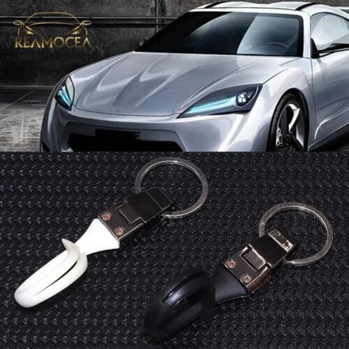Reamocea 1Pc Vintage Denmark Car Key Chain Novelty Metal Keychain Keyring Ring Holder Accessories Fit for Mitsubishi Hyundai BMW