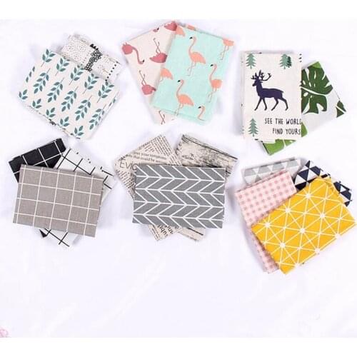 Nordic Cotton Linen Tablecloth Yellow Plaid Striped Christmas Table Mat Pad Home Decor Rectangular Mealcloth Photography Props