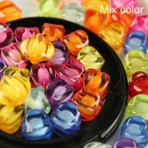 8-20mm Mixed Acrylic Curtains Braided Loose spacer watermelon beads Necklace Bracelet Making DIY beaded Accessories Kids Toys