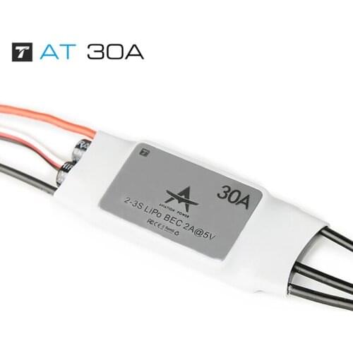 T-MOTOR AT series RC ESC 30A speed controller 2-3s 5V/5A Fixed-wing ESC support BEC output For RC fixed-wing airplane RC Model