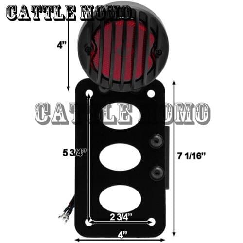 Billet Grille Taillight Metal Bracket License Plate Side Mount Tail Lights Motorcycle Rear Light For Honda CBR 1000RR 2008-2011